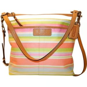 Coach Pink Pastel Crossbody Bag Purse EUC